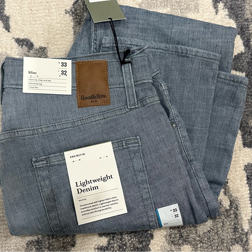 Goodfellow & Co Men's Slim Jeans - Light Blue